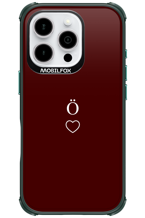 O Burgundia II 2.0 - Apple iPhone 16 Pro