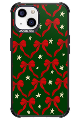 Bow & Stars (Green) - Apple iPhone 13