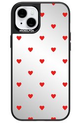 Mini Hearts Red Mirror 2.0 - Apple iPhone 15 Plus