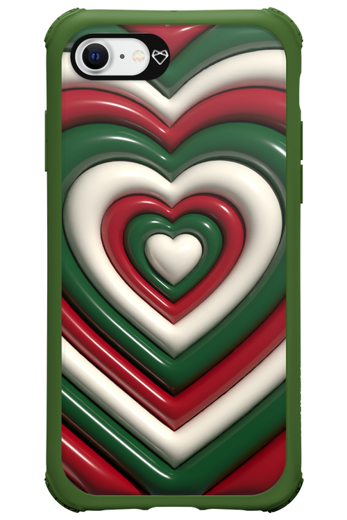 XMAS Hearts - Apple iPhone SE 2020