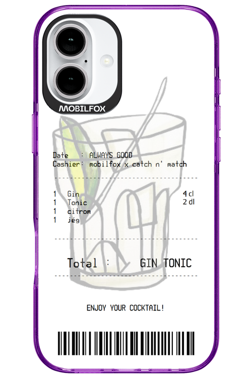 gin tonic - Apple iPhone 16 Plus