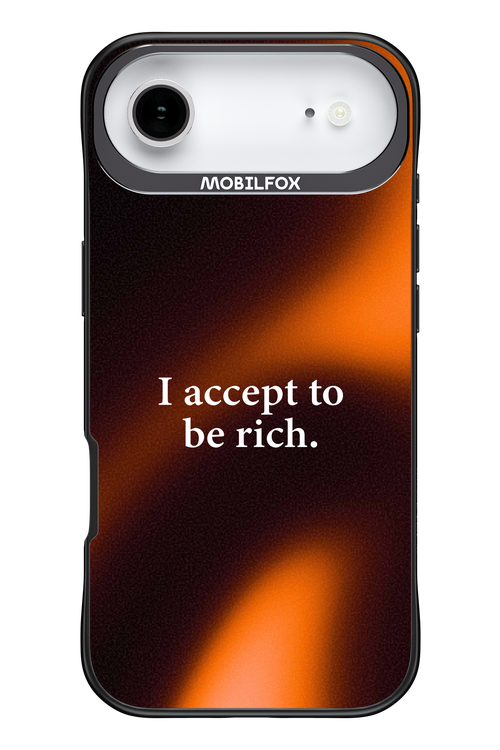 I accept to be rich - Apple iPhone 17 Air