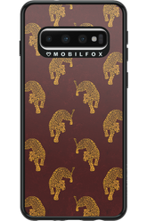 Burgundy Leopard Pattern - Samsung Galaxy S10