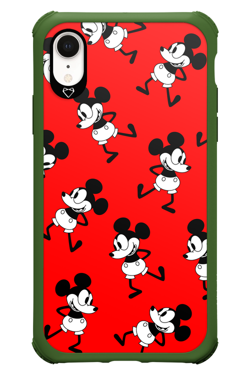 Iconic Mouse (red pattern) - Apple iPhone XR