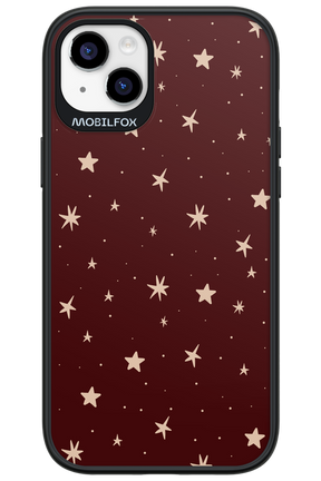 Burgundy Stars - Apple iPhone 14 Plus