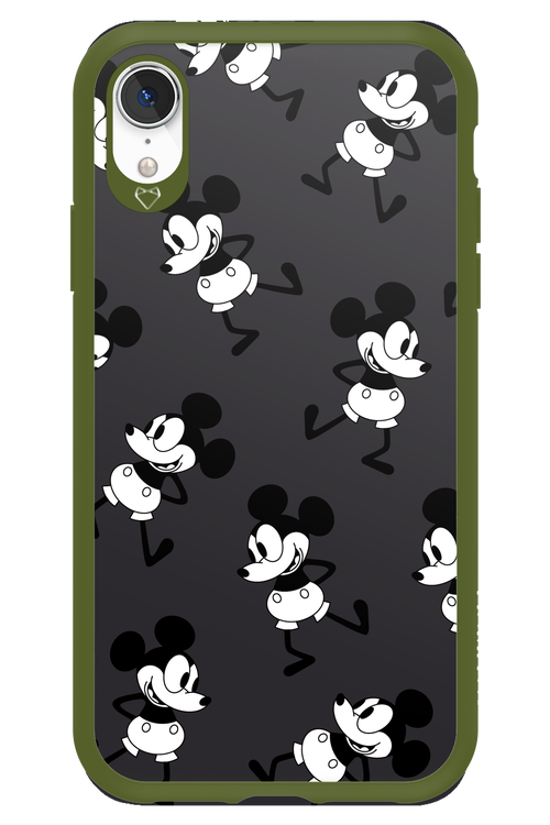 Iconic Mouse (antracite pattern) - Apple iPhone XR
