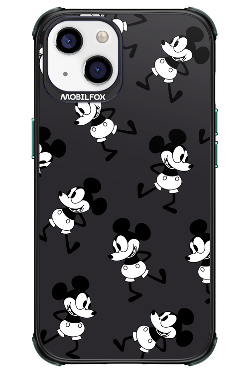 Iconic Mouse (antracite pattern) - Apple iPhone 13