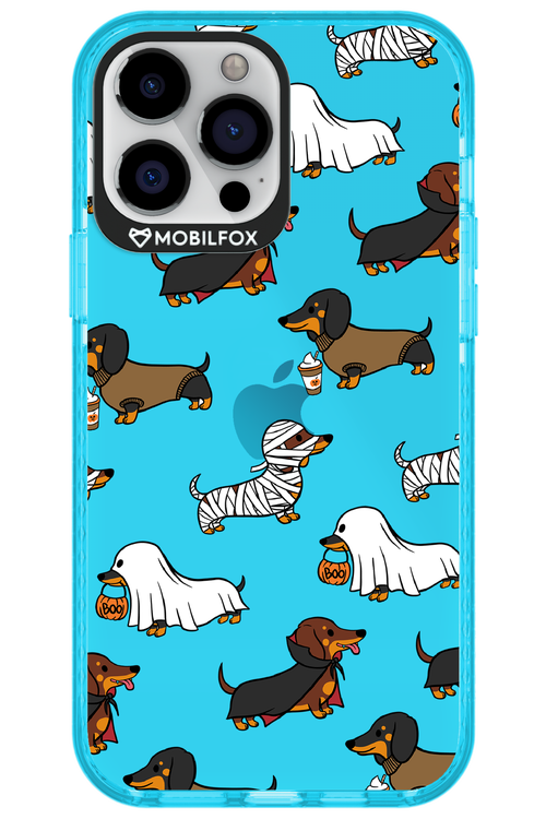 Scary Dachshund (Transparent) - Apple iPhone 13 Pro Max