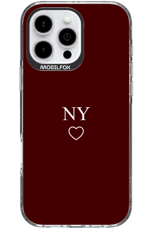 NY Burgundia 2.0 - Apple iPhone 16 Pro Max