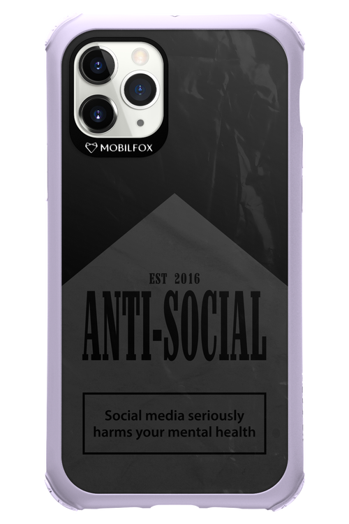 ANTI-SOCIAL (BLVCK) 2.0 - Apple iPhone 11 Pro