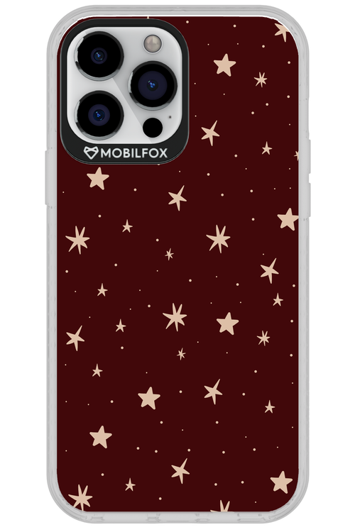 Burgundy Stars - Apple iPhone 13 Pro Max