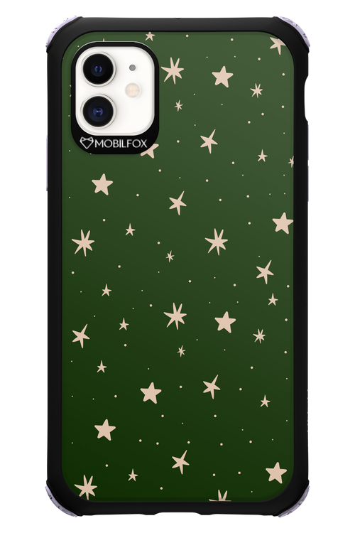 Forest Green Stars - Apple iPhone 11