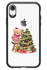 Christmas Bear (Transparent) - Apple iPhone XR