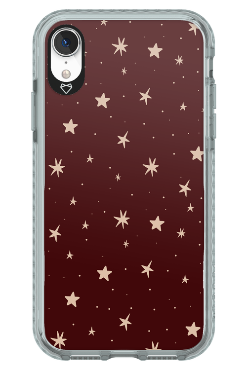 Burgundy Stars - Apple iPhone XR