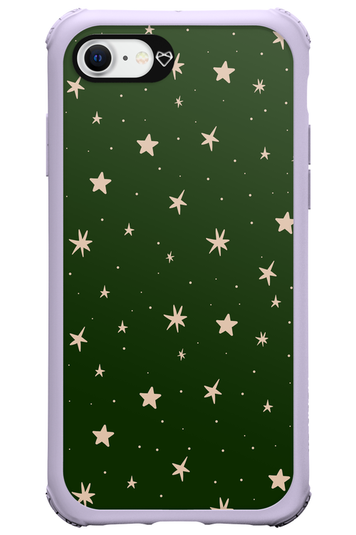 Forest Green Stars - Apple iPhone 8