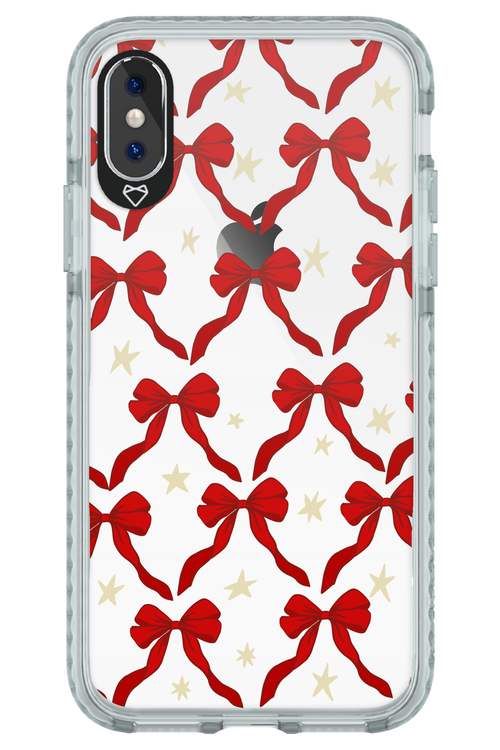 Bow & Stars (Transparent) - Apple iPhone XS