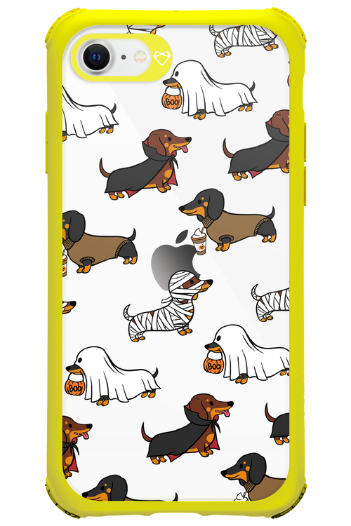 Scary Dachshund (Transparent) - Apple iPhone SE 2022