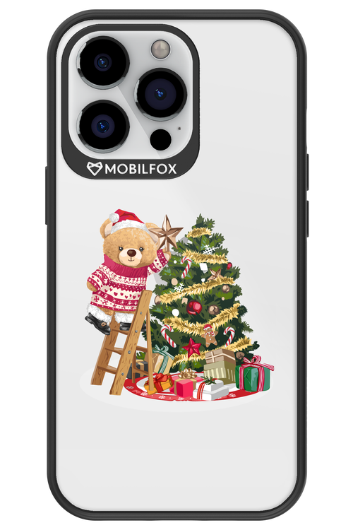 Christmas Bear (Transparent) - Apple iPhone 13 Pro