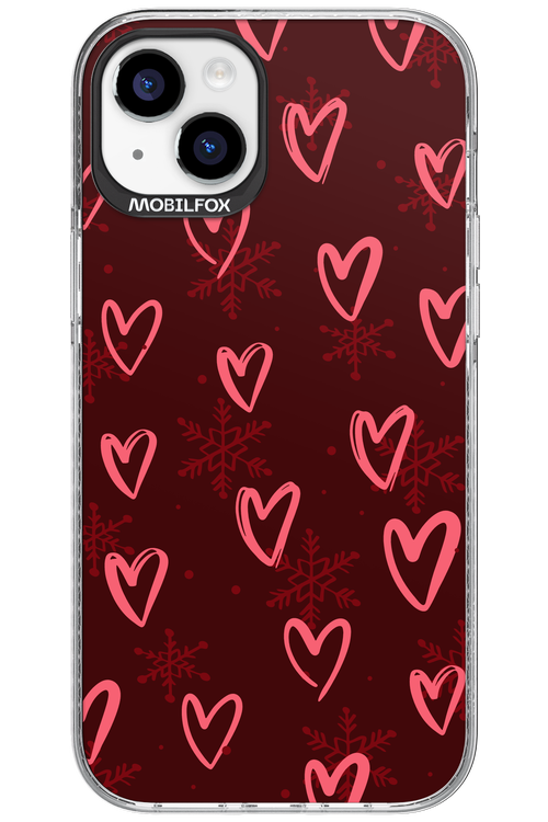 Christmas Hearts - Apple iPhone 15 Plus