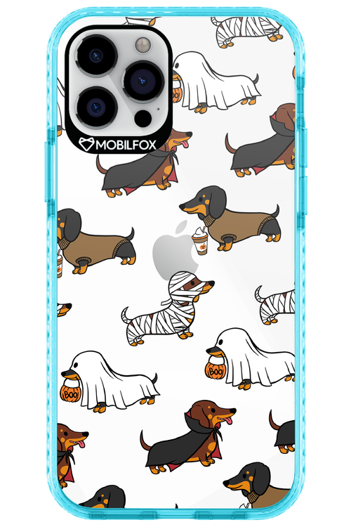 Scary Dachshund (Transparent) - Apple iPhone 12 Pro