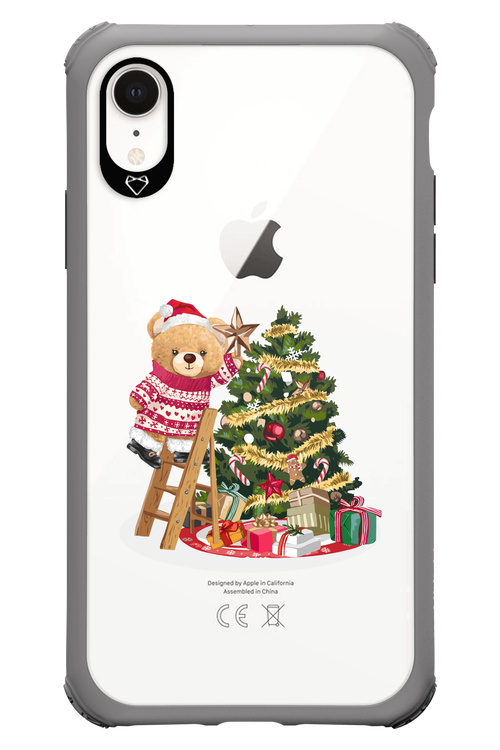 Christmas Bear (Transparent) - Apple iPhone XR
