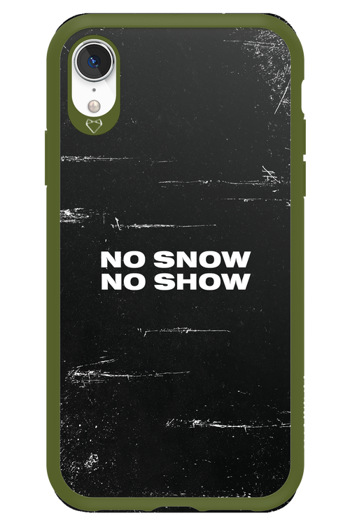 No snow, no show - Apple iPhone XR