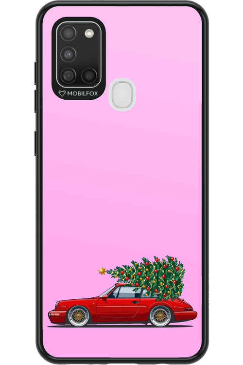 XMAS Car Pink - Samsung Galaxy A21 S