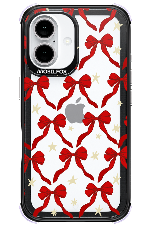 Bow & Stars (Transparent) - Apple iPhone 16