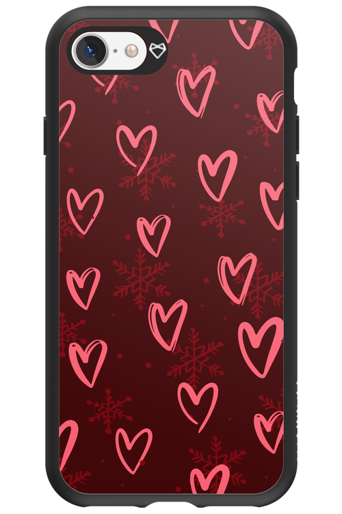 Christmas Hearts - Apple iPhone 7