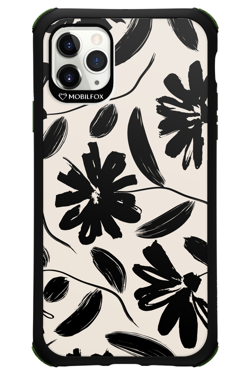 Monochrome Flowerss 2.0 - Apple iPhone 11 Pro Max