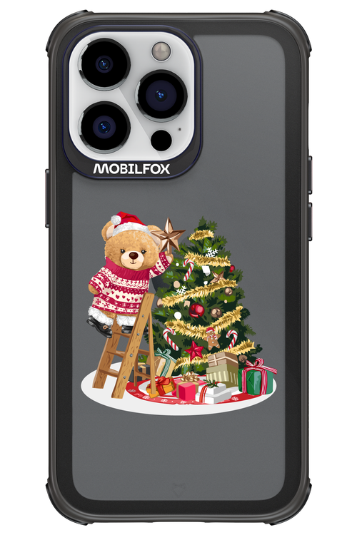 Christmas Bear (Transparent) - Apple iPhone 13 Pro