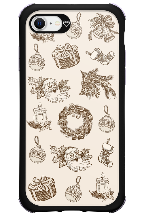 Christmas Paper - Apple iPhone SE 2020