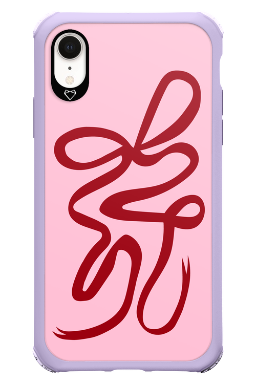 Burgundy Bow - Apple iPhone XR