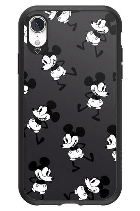Iconic Mouse (antracite pattern) - Apple iPhone XR