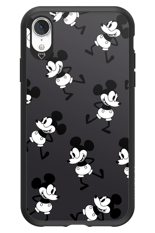 Iconic Mouse (antracite pattern) - Apple iPhone XR