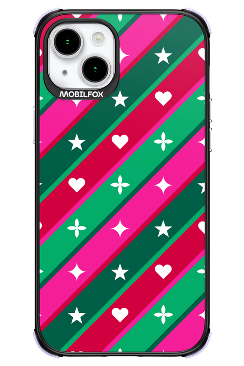 Christmas Stripes - Apple iPhone 15 Plus