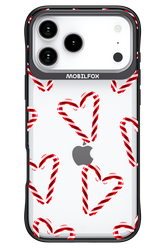 Candy Cane Hearts - Apple iPhone 17 Pro Max