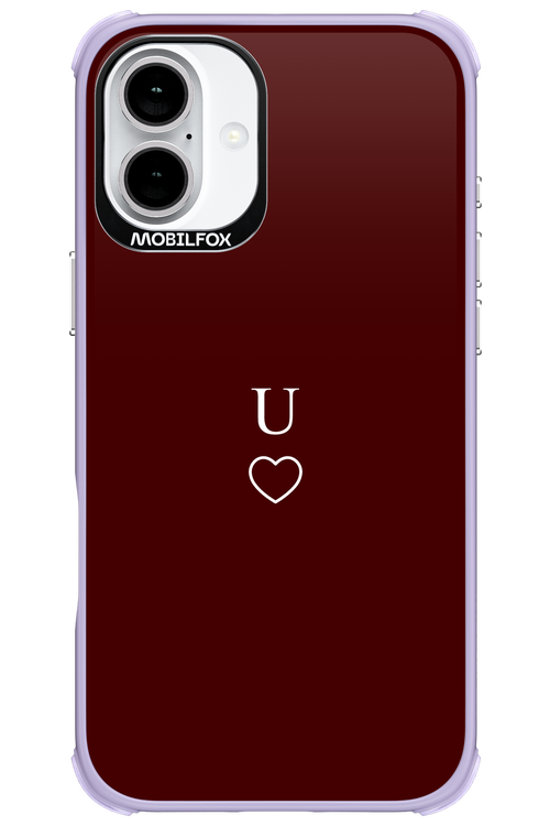 U Burgundia 2.0 - Apple iPhone 16 Plus