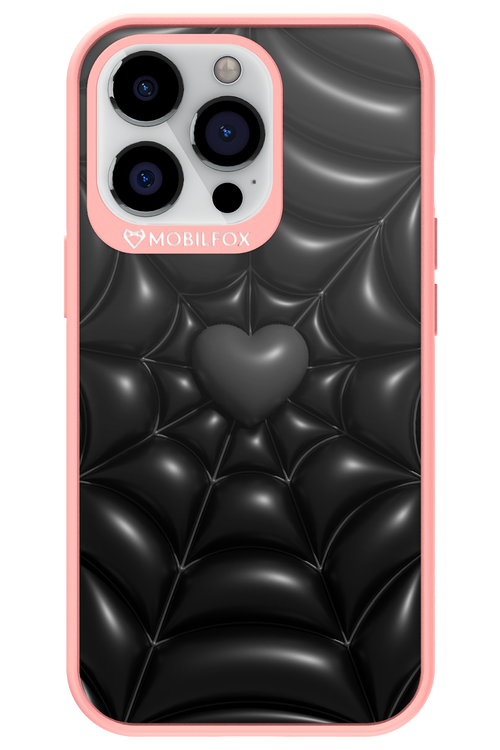 Black Spider Heart - Apple iPhone 13 Pro