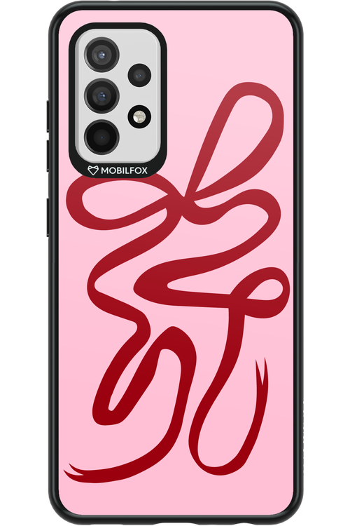 Burgundy Bow - Samsung Galaxy A52 / A52 5G / A52s