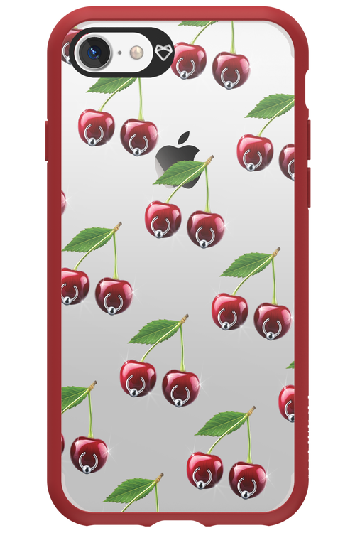 Spicy Cherries Transparent - Apple iPhone 7