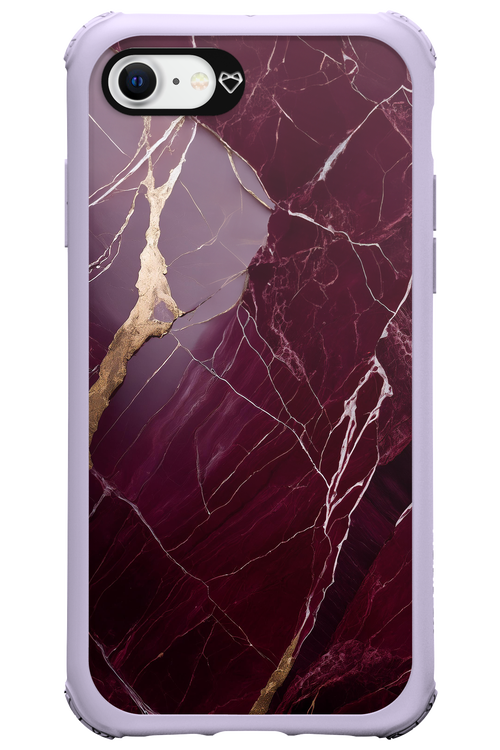 Burgundy Marble - Apple iPhone 8