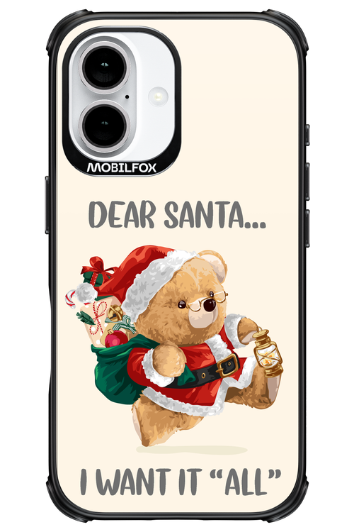 Dear Santa i want it all - Apple iPhone 16