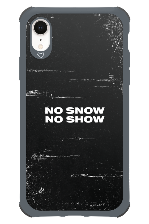No snow, no show - Apple iPhone XR
