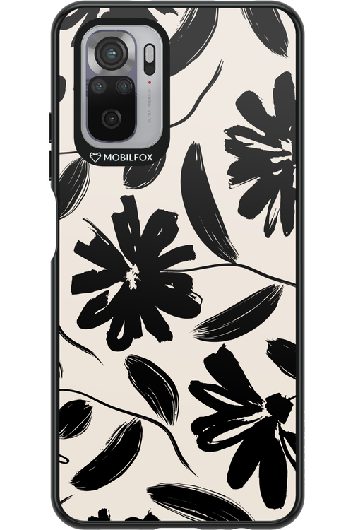 Monochrome Flowerss 2.0 - Xiaomi Redmi Note 10