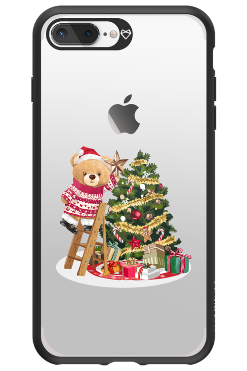 Christmas Bear (Transparent) - Apple iPhone 7 Plus