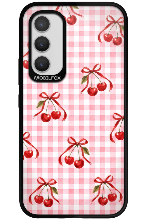Pink Cherry Checked 2.0 - Samsung Galaxy A34