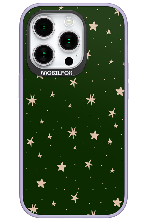 Forest Green Stars - Apple iPhone 15 Pro
