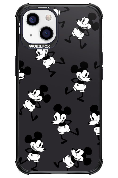 Iconic Mouse (antracite pattern) - Apple iPhone 13
