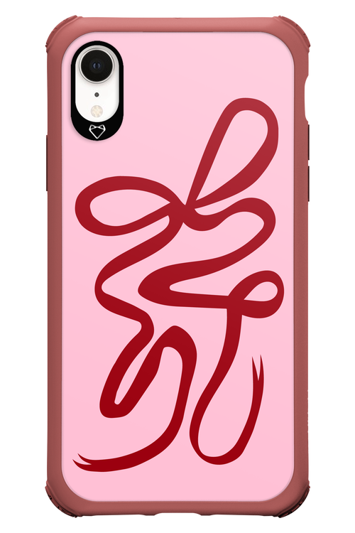 Burgundy Bow - Apple iPhone XR